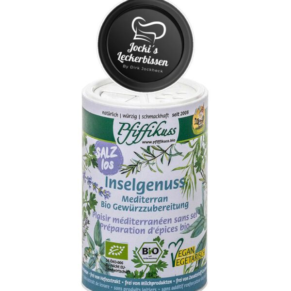 Bio Gewürzmischung "Inselgenuss" ohne Salz (60 g)