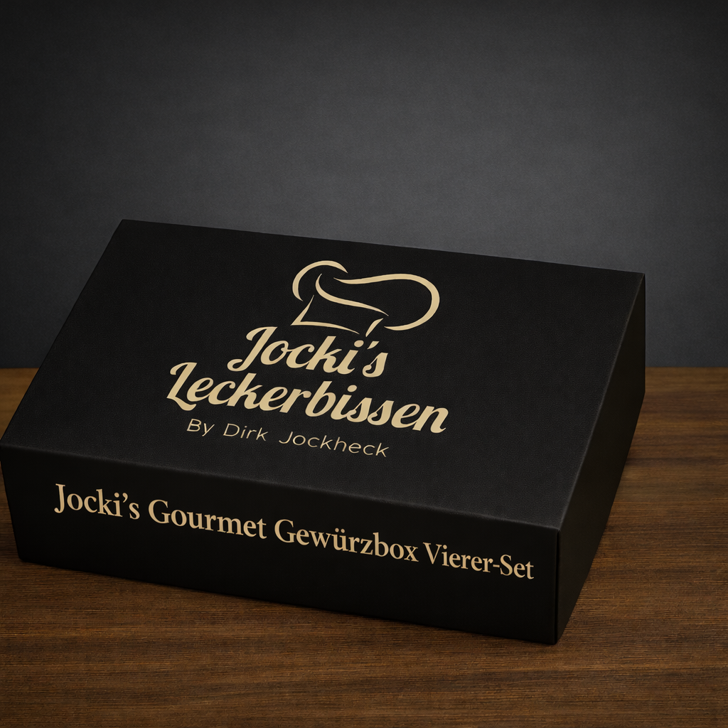 Jocki’s Pfiffikus Gourmet Gewürzbox – Premium 4er Set