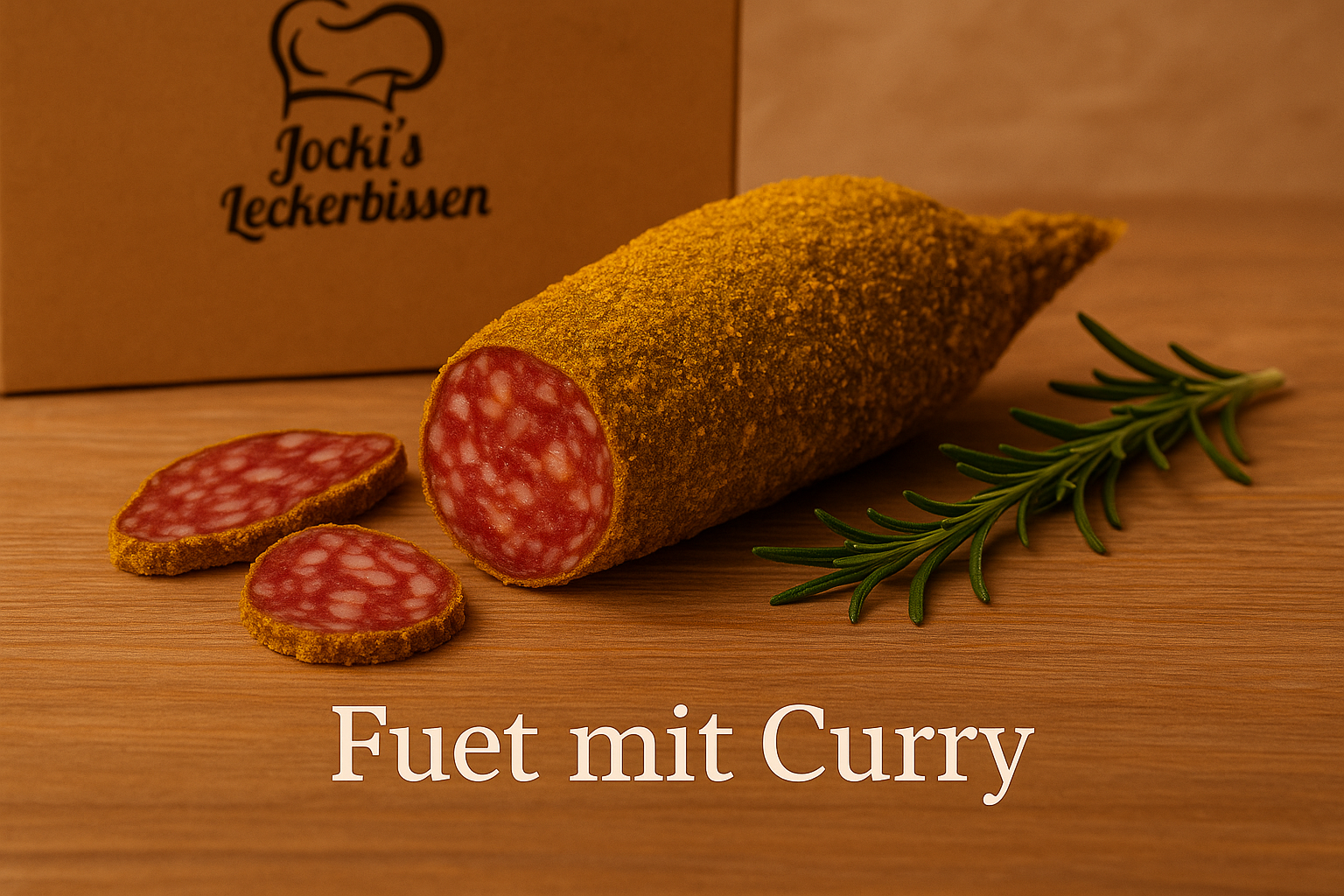 Spanische Fuet mit Curry - 150 G