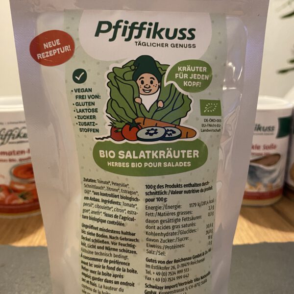 Bio Salatkräuter –  (ohne Salz)