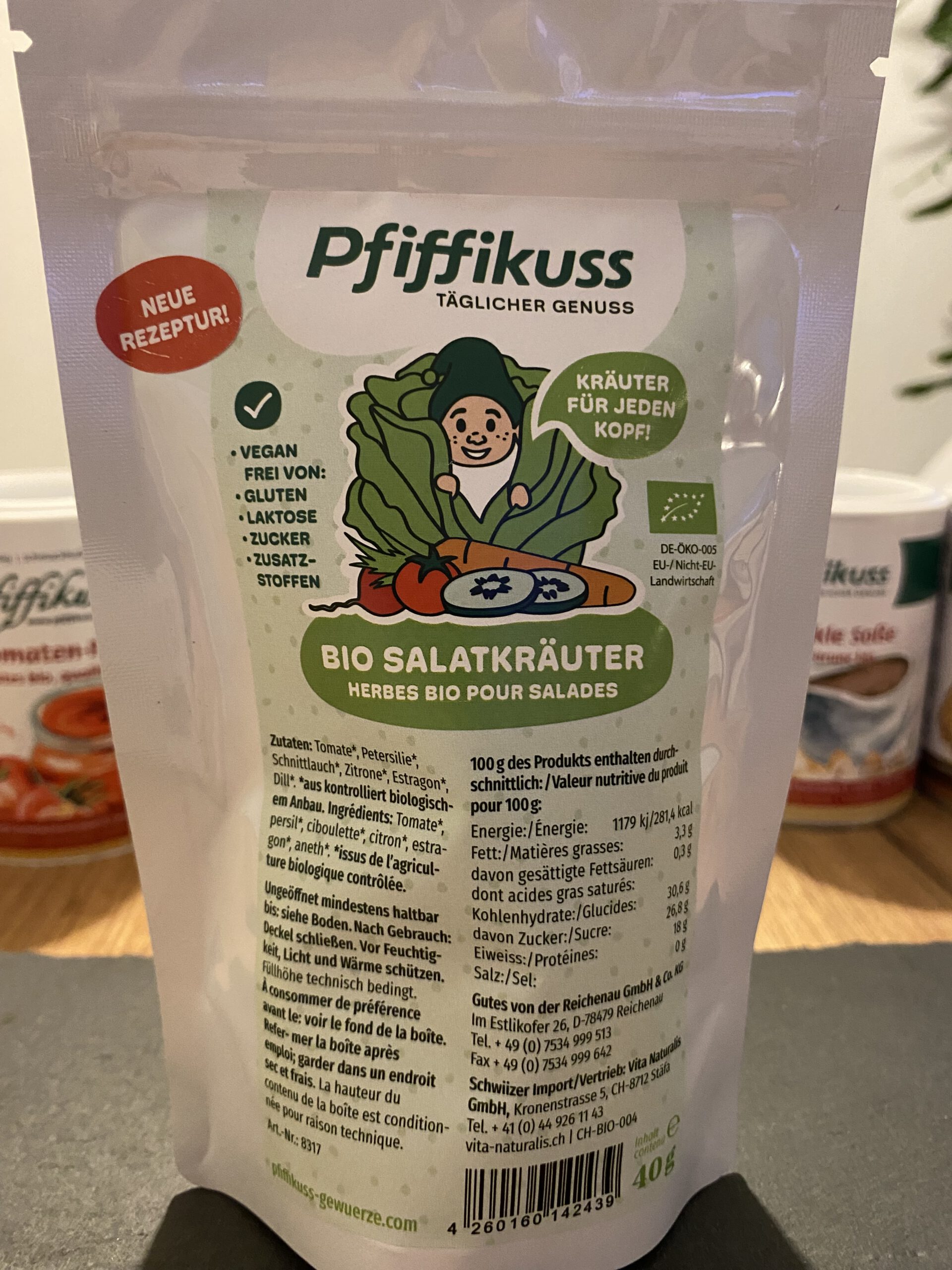 Bio Salatkräuter – (ohne Salz)