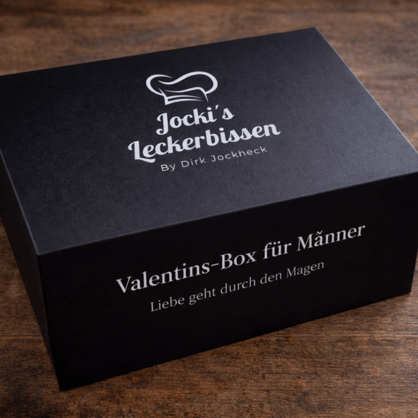 Valentins-Box für Männer // Liebe geht durch den Magen