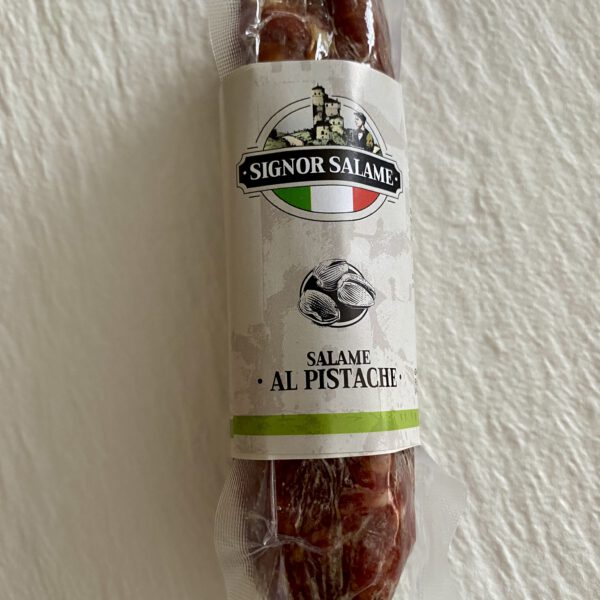 Italienische Pistazien-Salami – traditionell luftgetrocknet