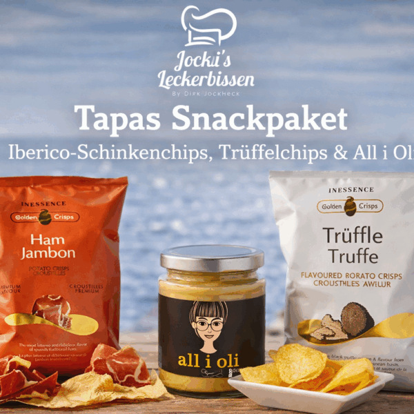 Premium Snackset – Iberico & Schwarze Trüffel Chips